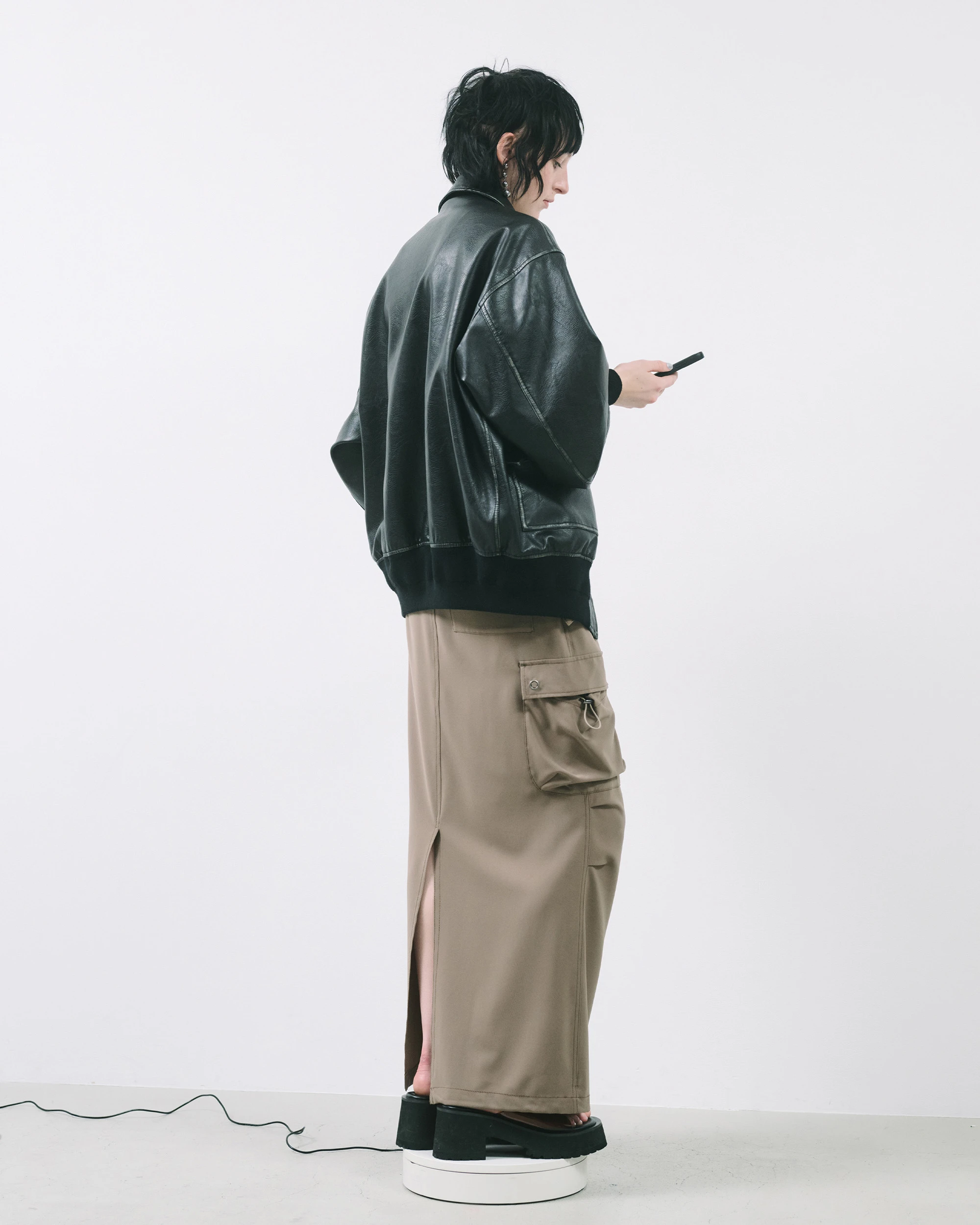 THROW by SLY【F／MOUTON CROP JK】 - atlacasaazul.com